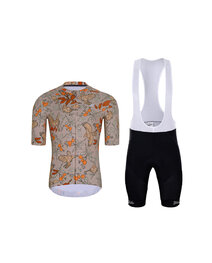 HOLOKOLO maillot corto y pantalón corto - SPARROVER - negro/marrón